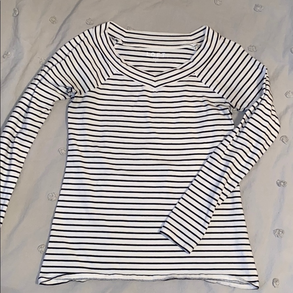 Black Striped Loft Shirt